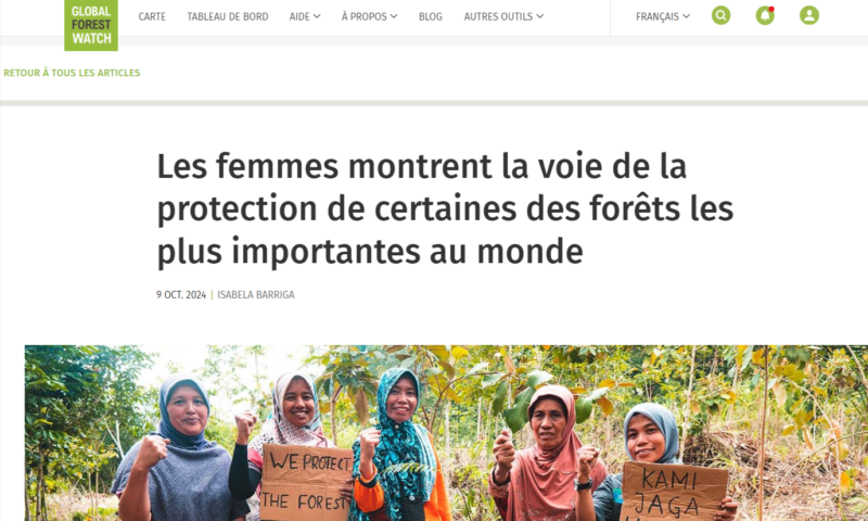 global-forest-watch-gfw-les-femmes-et-la-protection-des-forets