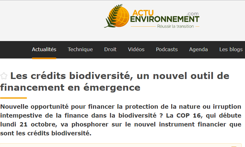 les-credits-biodiversite-un-nouvel-outil-de-financement-en-emergence